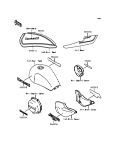 ZR750 Наклейки
