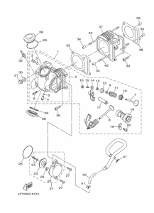 XC125E Головка цилиндров