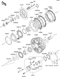 ZX1200 Сцепление