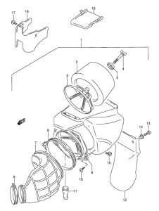 RMX250 Воздухоочиститель