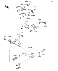 ZX1100 Переключатель передач