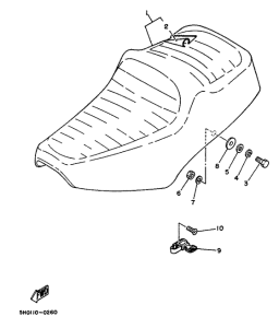 SR125 Сиденье