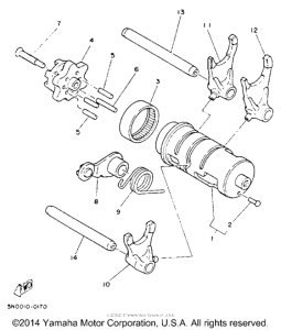 TW200EC Копирный вал