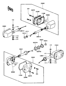 KZ440 Поворотники