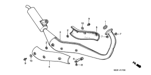 NSR50F Глушитель