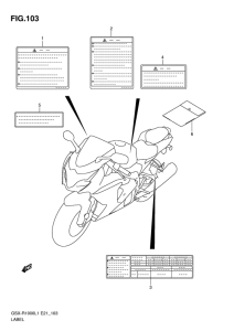 GSX-R1000 Honda mark