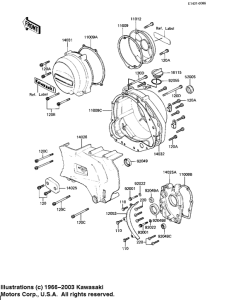 KZ650 Крышки двигателя