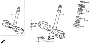 CR125R Траверса