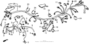 VT700C Жгут проводов