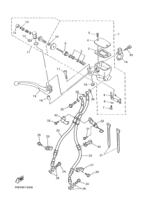 XJ600N Главный тормозной цилиндр