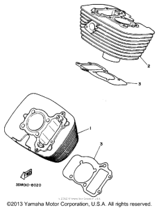 XV250 Цилиндры