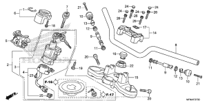 CB1000R Handlebar + Top Bridge