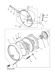 XVS400C ﾍﾂﾄﾞﾗｲﾄ 1