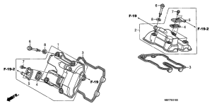 XL1000V (ABS) Крышка головки цилиндров
