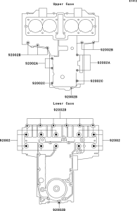 ZL600 Болты крепления картера