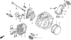 Z50R Крышка головки цилиндров