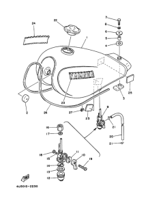 RX50 Fuel tank assy