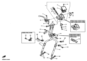 XJR400R ﾌﾛﾝﾄﾏｽﾀｼﾘﾝﾀﾞ