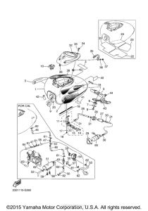 XVS11AWXW Топливный бак