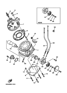TDR125 Цилиндр