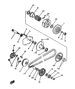 YA50R Сцепление