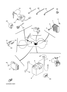 XVS125 Электрика 1