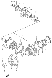 VS800 Secondary drive gear