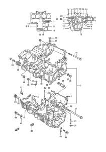 GSX-R1100 Картер двигателя
