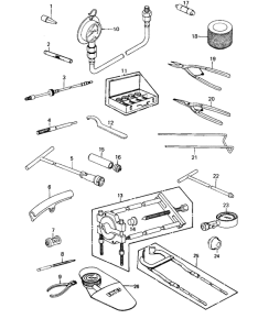 KZ550 Special service tools "a"