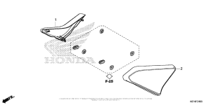 CMX300 Боковые обтекатели