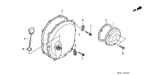  Крышка картера правая