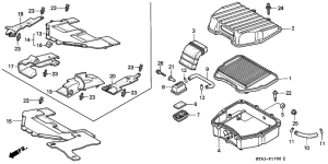 VFR750F Воздухоочиститель