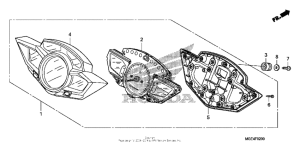 VFR1200F (DCT) Спидометр