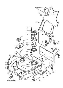 YP400 YP400V Tank fuel