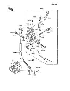 AR125 Главный тормозной цилиндр