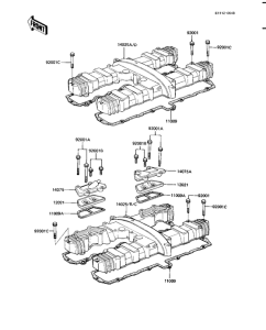  Крышка головки цилиндров
