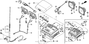GL1500SE A / se radio cassette
