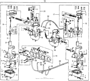 CB550 Карбюратор