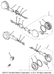 SR250G Поворотники