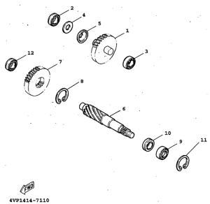 YW100 Трансмиссия