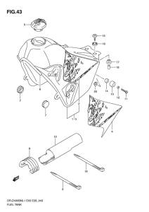 DR-Z400 Tank fuel