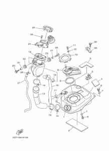 XC115S Топливный бак