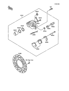  Задний тормоз