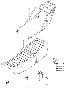 GSX400 Пружина