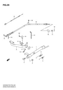 GZ250 Подножки