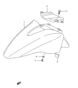 GSX1100 Переднее крыло