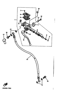 FZR1000 Передний тормозной цилиндр