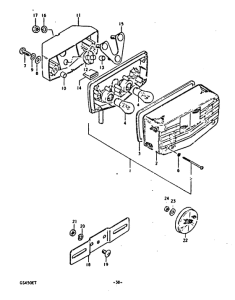 GS450 Задний комбинированный сигнал