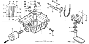 VTR1000F Масляный насос