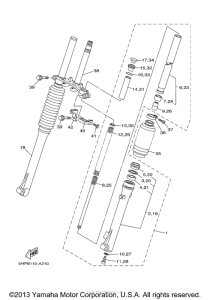 TTR125LS Front fork s